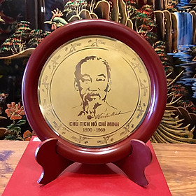 Đĩa đồng để bàn, Chủ tịch Hồ Chí Minh - 1969