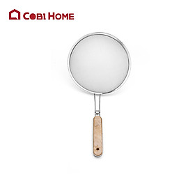 Mua Vợt lưới vớt thức ăn  chiên đồ bằng inox cán gỗ đường kính 25cm / 31cm