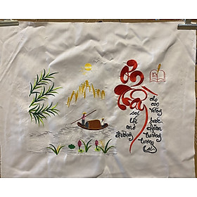 Mua TRANH THÊU VI TÍNH ƠN THẦY (40X50)