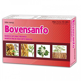 Thực phẩm chức năng Bovensanfo - Cho người bị suy giãn tĩnh mạch
