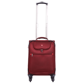Vali Kéo Vải Du Lịch SAKOS CHAMPION 6 - Size M (24inch)/ Ký Gửi (Trung) - Khóa TSA - Chống Thấm, Trượt Nước - Màu đỏ