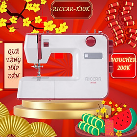 Mua Máy may gia đình RICCAR K10K - Màu đỏ sang trọng - Hàng Chính Hãng