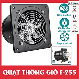 Quạt Thông Gió Hàng Nội Địa Trung 195-255-305 Quạt Hút Gió Quạt Thông Gió - Hút Mùi Nhà Bếp , Nhà Tắm , Nhà Vệ Sinh Cánh Và Vỏ Sắt Dây Đồng 100%- Hàng nhập khẩu