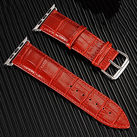 Mua Dây đeo cho Apple Watch _Da họa tiết cá sấu