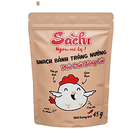 Bánh Tráng  Nướng Trộn Chà Bông Gà Sachi 45gram
