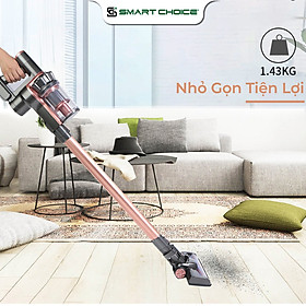 Máy Hút Bụi SMARTCHOICE (Pin Sạc) SCG-HB001 Cầm Tay Đa Năng Công Suất 130W Lực Hút Mạnh, BH 18 Tháng - Hàng Chính Hãng