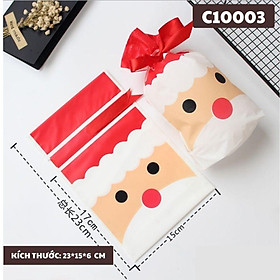 Túi Đựng Bánh Quy Snack Bánh Dứa Cho Giáng Sinh Noel 2021