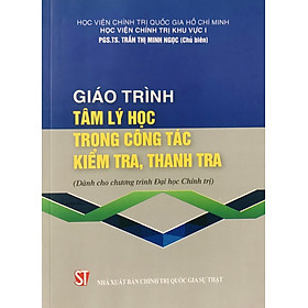 Giáo trình Tâm lý học trong công tác thanh tra, kiểm tra