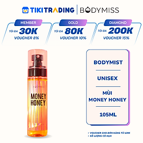 Bodymist Nam Nữ Toàn Thân Lưu Hương 6 Giờ - Nước Hoa Hẹn Hò BODYMISS 105ml (Chai)