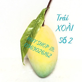 Mua 1 Trái XOÀI nhân tạo (có Lá) - Trái Cây Giả