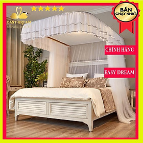 Mua Màn khung không khoan tường hàng chính hãng EASY DREAM chống muỗi trang trí phòng ngủ phòng cưới siêu đẹp hot 2021