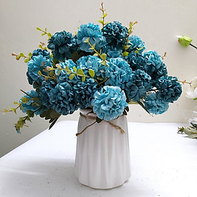 Hoa giả, lọ hoa cẩm tú cầu để bàn trang trí phòng khách, cửa hàng, quán cà phê, bàn làm việc, phòng họp sang trọng