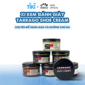 Xi Kem Đánh Giày Tarrago Shoe Cream Chuyên Đánh Bóng Da, Bổ Sung Màu, Dưỡng Giày, Túi, Áo Da Cao Cấp XVSG70