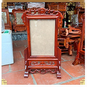 Mua Khung Ảnh Ban Thờ gỗ Hương Chạm Hoa Lá Tây