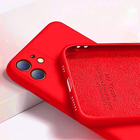 Ốp Lưng Silicone Dẻo Lót Nhung Nỉ Chống Sốc Dành Cho Các Dòng Điện Thoại iPhone 11 Pro Max ( Hạn Chế Bám Vân Tay, Bảo Vệ Camera )