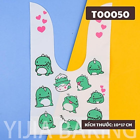 Mua Túi Đựng Bánh Quy Snack Bánh Dứa Kiểu Cột Tai Thỏ SET 10 Túi 10x17 Cm