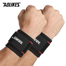 Bộ 2 băng quấn bảo vệ cổ tay tập gym AOLIKES A-7938 Sport wrist support