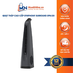 Mua Quạt tháp cao cấp SYMPHONY SPN-23i màu đen có remote điều khiển từ xa hẹn giờ - Hàng chính hãng
