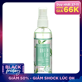 Nước Hoa Hồng Trà Xanh Milaganics Chai 100ml