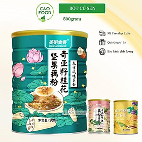 Mua  500GR  Bột củ sen mixed hạt dinh dưỡng của Lý Tử Thất siêu hot tại Trung Quốc nên thử