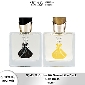 Bộ đôi Nước hoa Nữ Gennie Little Black + Gold Dress 50ml