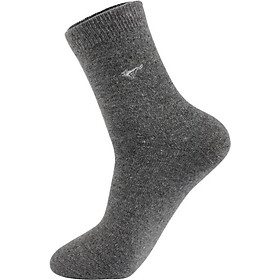 Seven wolves socks men's autumn and winter thick warm wool socks soft and comfortable business men's socks all code 5 double gift box 91951