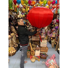 Đèn lồng phố hội vải phi bóng size đại