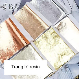 Màu Pha Resin Bộ 20 Tấm Kim Loại Miếng Đúc Sản Phẩm Epoxy Resin - Trường Thịnh Sài Gòn