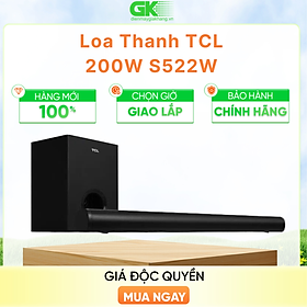 [Hàng chính hãng] Loa Soundbar Bluetooth TCL S Series S522W - Trang bị loa siêu trầm không dây