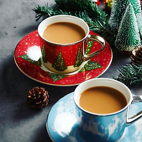 Bộ Tách Tea & Coffee LIMITED Christmas Collection (Tặng Kèm Thìa Coffee)
