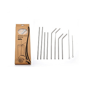 Mua Ống Hút Kim Loại Không Gỉ Tái Sử Dụng Thân Thiện Với Môi Trường Stainless Steel Straws