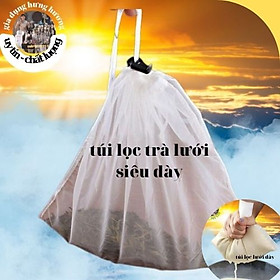 Mua Túi Lọc Trà Bằng Vải Không Dệt Sử Dụng Nhiều Lần Có Dây Rút Kích Thước Lớn 22*34cm