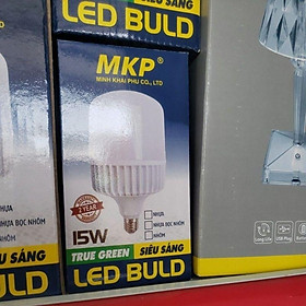 Đèn led Bub trụ cao cấp MKP 15w sản phẩm tiết kiệm điện cho gia đình
