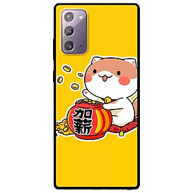 Ốp lưng dành cho Samsung Galaxy Note 20 mẫu Mèo vung Tiền