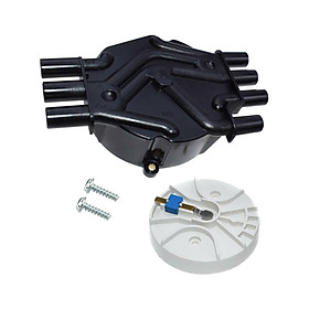 Distributor Cover Rotor Ignition  Easy to Install Front Mount High  Accessories with Screw for DR475 D328A 888731