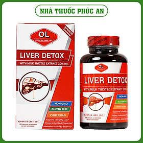 Viên Uống Giải Độc Gan, Mát Gan, Bổ Gan Liver Detox Olympian Labs Mỹ 60 Viên