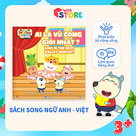 Sách Wolfoo Song ngữ - Ai là vũ công giỏi nhất