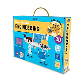 Bộ xếp hình mô hình giấy Kỹ sư tương lai hãng Sassi Junior 3D modeling