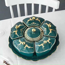 Mua Khay mứt gốm sứ