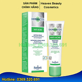 Kem dưỡng Giảm nhờn dịu nhẹ da dầu mụn Dermacos Farmona Anti Acne Matti - Bác Sĩ Mã Phượng