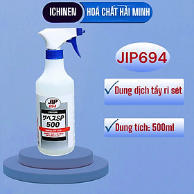 Mua Chai xịt hóa chất tẩy rỉ sét JIP 694 500ml - Hàng chính hãng ICHINEN Nhật Bản - Loại bỏ hoàn toàn rỉ sét trên kim loại và máy móc