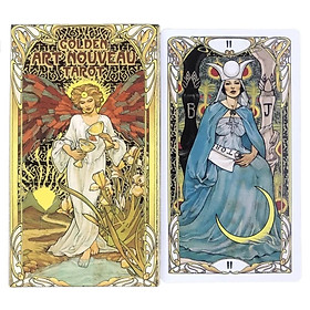 (Size Gốc) Bộ Bài Golden Art Nouveau Tarot