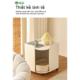 Mua Nhà cho Cat kết hợp để đồ có bánh xe Mặt Phủ Melamine Chống Xước - GP194