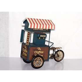 Mô Hình Xe Cà Phê Cổ điển Trang Trí Nội thất Thủ Công Kim Loại/ COFFEE CAR Handmade (SKU 1904B-2402)