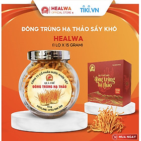 Đông trùng hạ thảo sấy thăng hoa thượng hạng Healwa 15g Hàng chính hãng