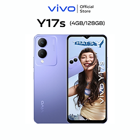 Mua  MỚI  Điện thoại vivo Y17s - Hàng chính hãng - Camera 50MP - Pin 5000 mAh - Sạc nhanh- RAM mở rộng đến 8GB