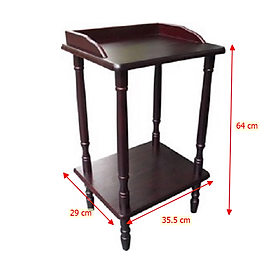 Mua Bàn Vuông Dùng Để Điện Thoại Bàn  Chậu Hoa  Tạp Chí  Đồ Dùng Gia Đình - Gỗ Cao Su Bền Đẹp Sang Trọng - Gỗ Đức Thành