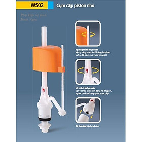 Mua WS02 - cây cấp nước bộ xả bồn cầu