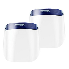 2 Pieces Face Anti Fog Clear Plastic Protective Film for Men and Women