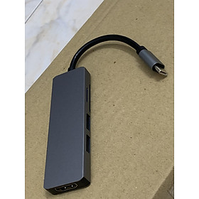 Hub chia USB Type-C 5 Cổng HDMI/USB 3.0/SD/TF